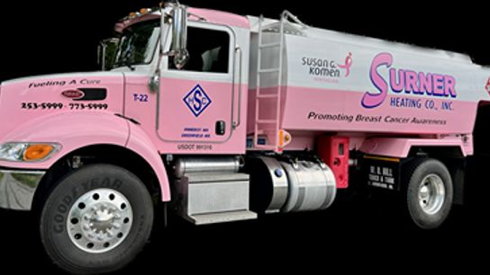 Surner Heating Raises Breast Cancer Awareness with Pink Trucks in Franklin and Hampshire Counties (Live in Massachusetts )