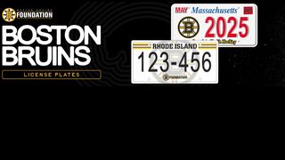 New Bruins Specialty License Plates Give Massachusetts and Rhode Island Newcomers a Way to Show Team Pride and Support Youth Hockey (featured )