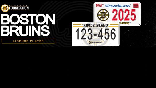 New Bruins Specialty License Plates Give Massachusetts and Rhode Island Newcomers a Way to Show Team Pride and Support Youth Hockey (featured )